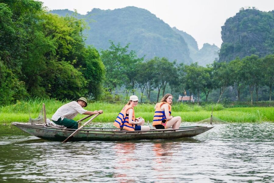 2 day Trang An - Mua cave - Cycling with Bungalow stay - Guides, timing, and group size