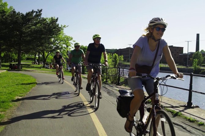 3 Hour Montreal City Bike Tour with Wine or Beer (AM & PM) - The included drink and the value of $70.80
