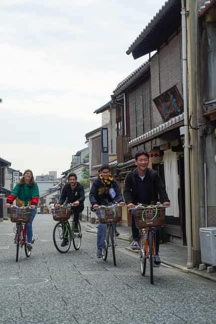 4.5-hr Kyoto Historical Highlights Bike Tour with UNESCO - Returning the bikes and ending beside the river