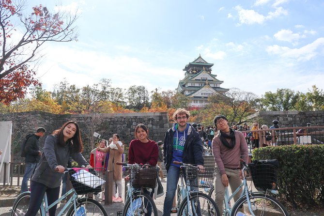 5-Hour Osaka Bike Tour to the Neighborhood of Osaka Castle - Osaka Tenmangu Shrine and the etiquette lesson