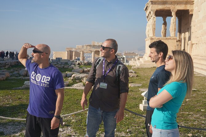 Acropolis & Parthenon Tour and Athens Highlights Bike tour - Entering the Acropolis archaeological site