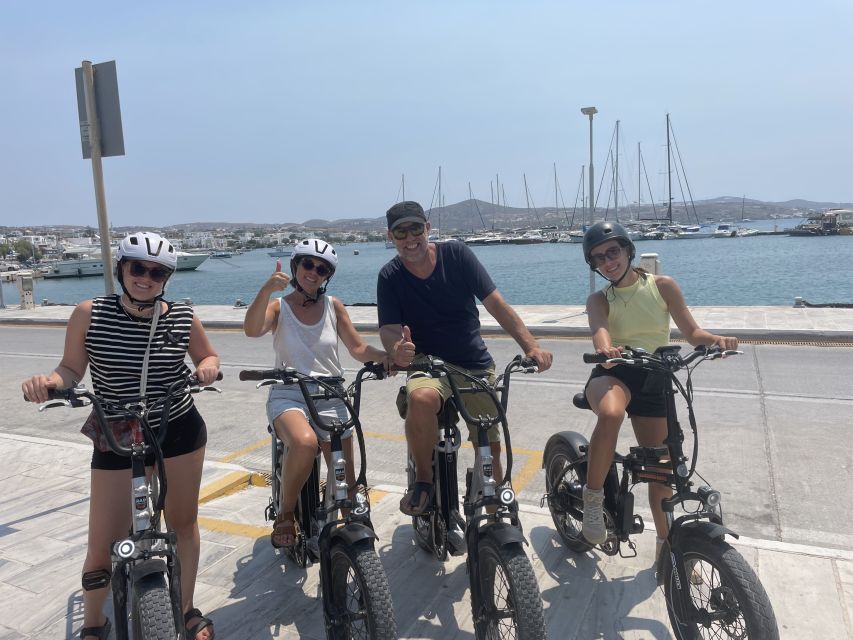 Adamas: Milos Highlights Tour on an Electric Bike - Meeting in Adamas and getting comfortable on the bike