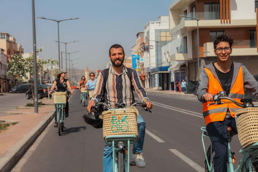 Agadir: Unleash Your Adventure with Electric Bicycles! - The Civil Protection stop and everyday public life