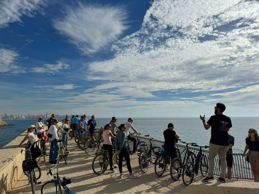 Alicante: City and Beach Bike Tour - Santa Cruz: colorful streets below the castle