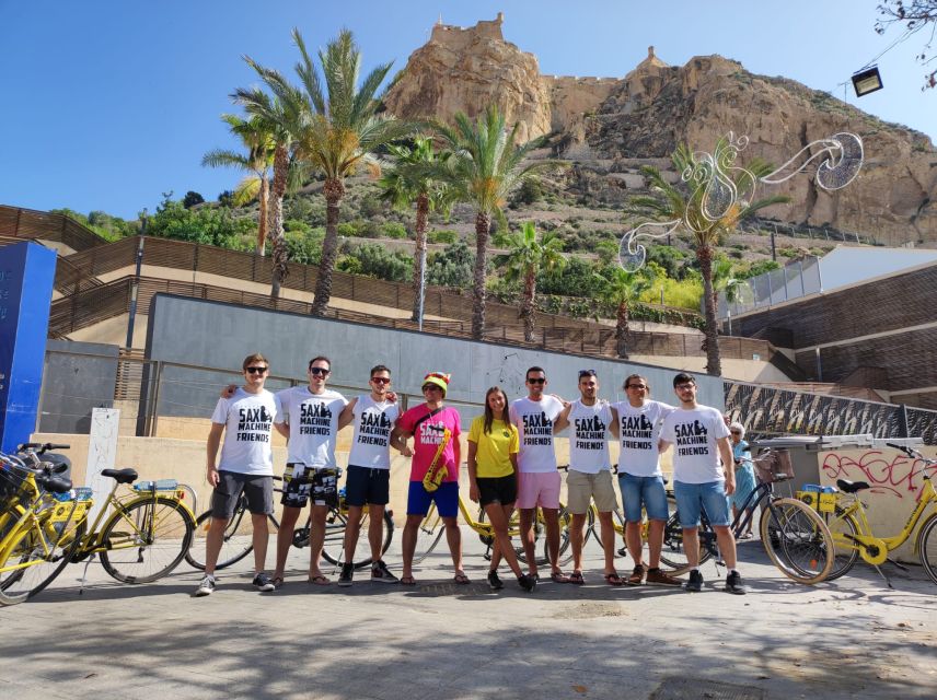 Alicante: City and Beach Bike Tour - The Explanada and the old trees
