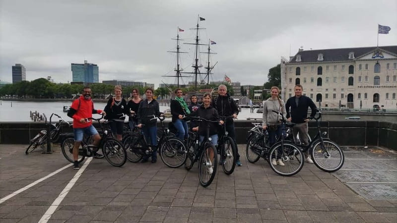 Amsterdam bike tour with a French-speaking guide local! - Dam Square and the old center