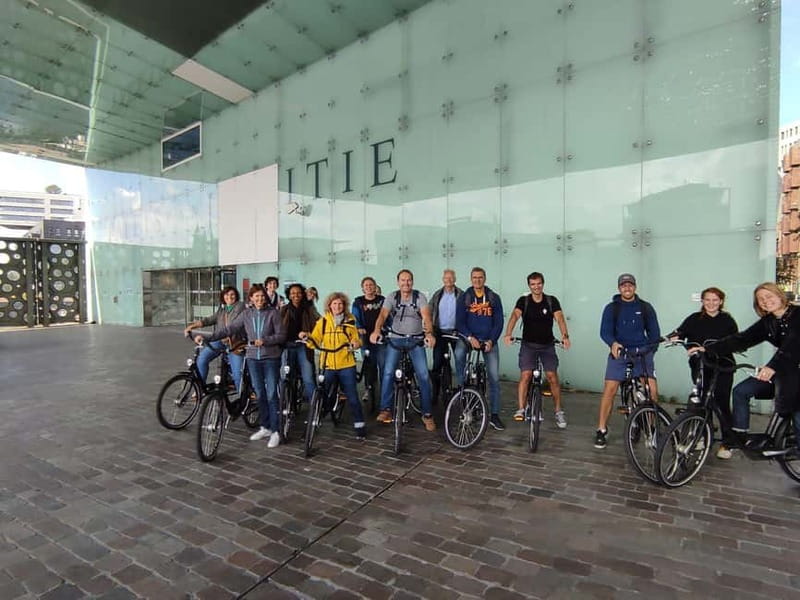Amsterdam bike tour with a French-speaking guide local! - Westerkerk, the Anne Frank House, and the canal belt