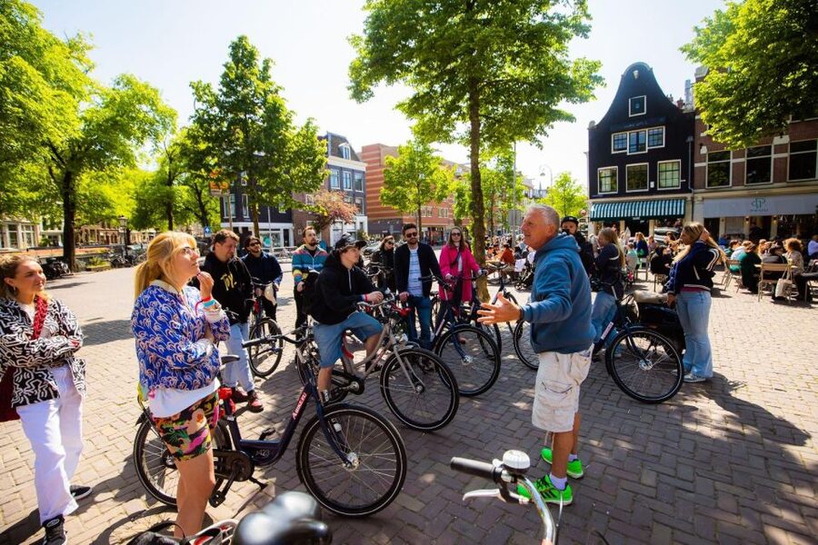 Amsterdam: Explore the City Highlights by Bike - The Jordaan and the Anne Frank House