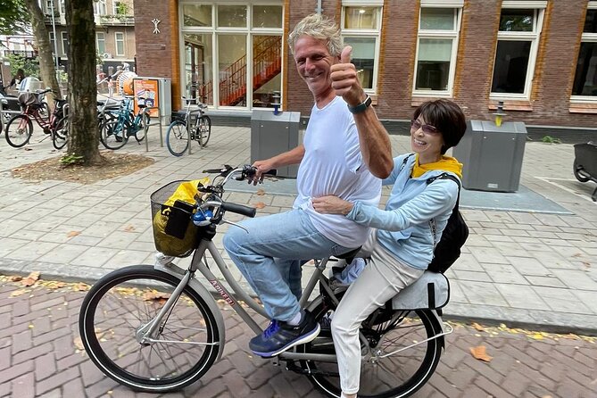 Amsterdam Highlights Bike or E-Bike Tour - Holocaust Namenmonument and the route back toward old Amsterdam