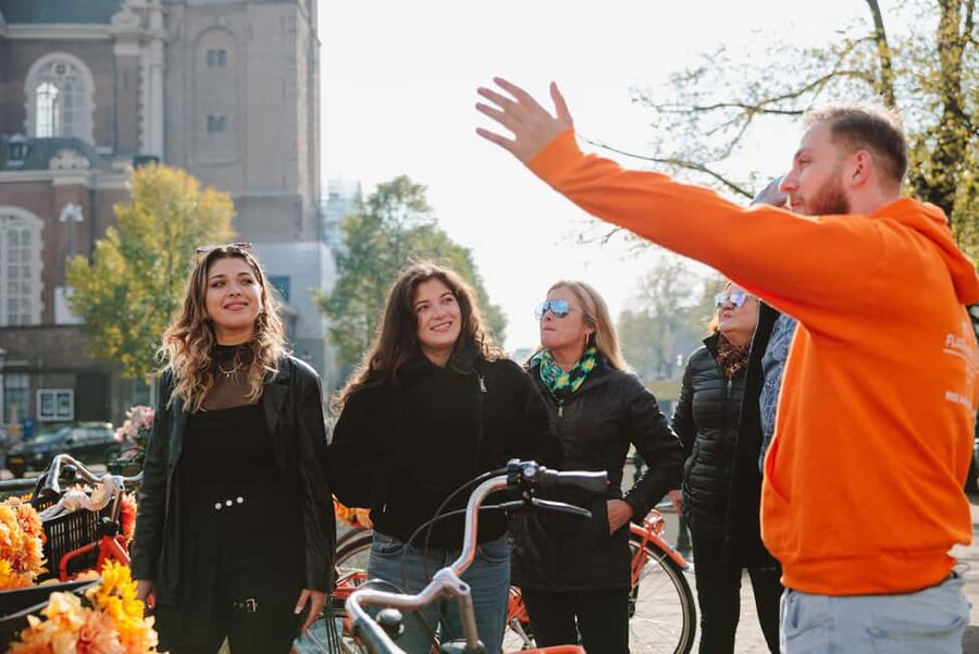 Amsterdam: Top Highlights Guided Bike Tour - Starting near Central Station