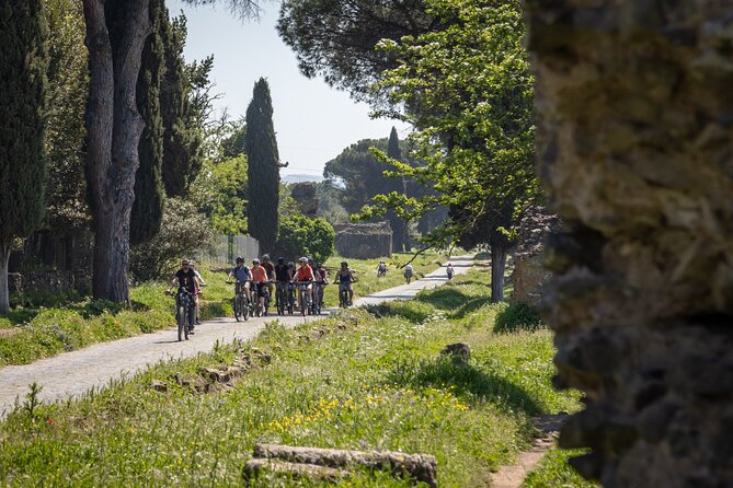 Appian Way & Aqueducts small group e-bike tour(catacombs & food) - Lunch at Fonte Acqua Egeria