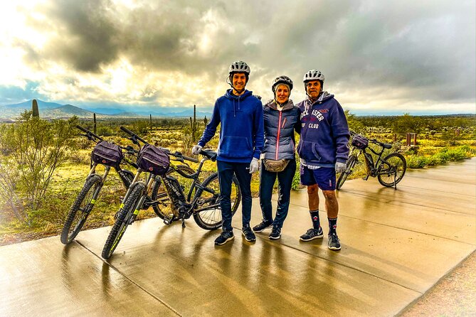 Arizona Desert Guided E-Bike Adventure - North and South Phoenix preserves, short walks, and desert plants