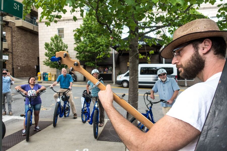 Asheville: Downtown E-Bike Tour - Greenways beside Reed Creek and Glenn’s Creek