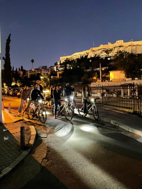 Athens: 2-Hour Highlights Tour by E-Bike After Sunset - Climbing the Hill of the Nymphs for the best view