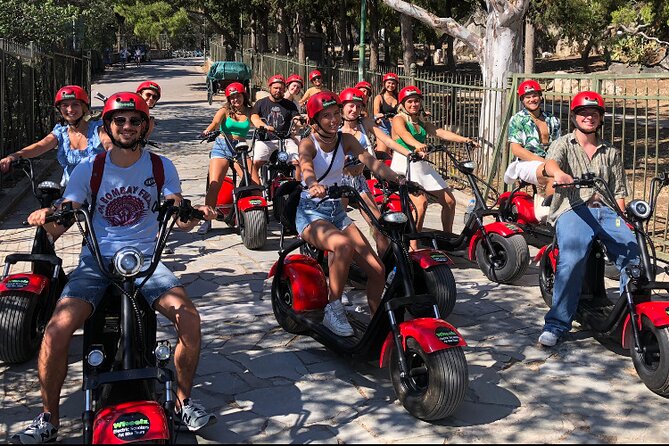Athens Acropolis Official E-Scooter Guided Tour Fat E-Bike - First Cemetery of Athens