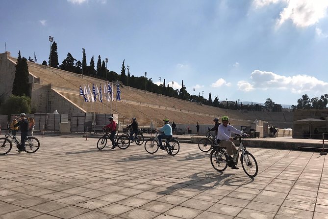 Athens by E-Bike: Monuments, Food & Transfers (Cruise Tour) - The Panathenaic Stadium and Presidential Mansion