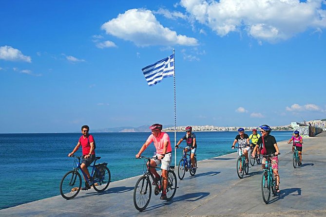 Athens City and Sea bike tour - Leaving the center for the coast