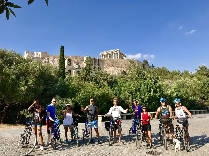 Athens: City Bike tour with Acropolis Visit Option - Panathenaic Stadium and the Acropolis Museum area
