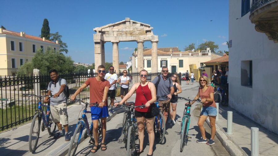 Athens: City Bike tour with Acropolis Visit Option - Thission, Hephaestus, and the ancient Agora