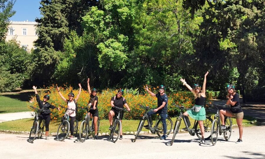 Athens: City Bike tour with Acropolis Visit Option - What the guide adds to the ride