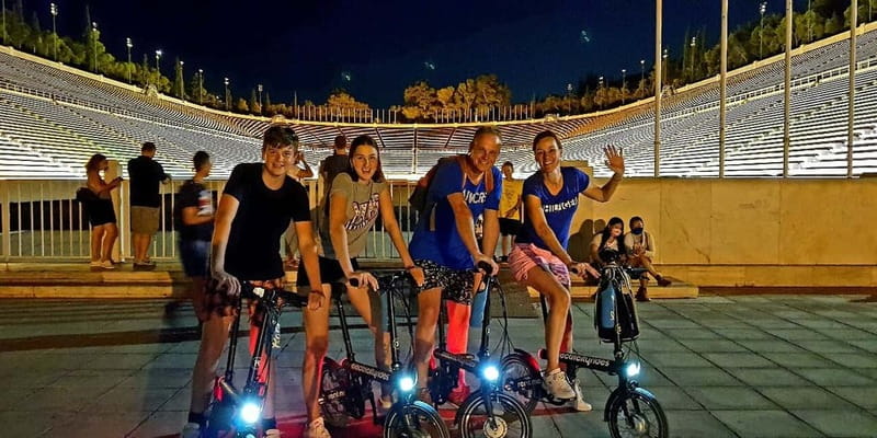 Athens: Discover the City Electric Bike Night Tour - Starting at Praxitelous Street with a small group
