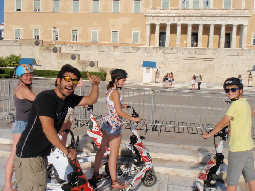 Athens Highlights by Electric Trikke Bike - Monastiraki Square and the flea market finish