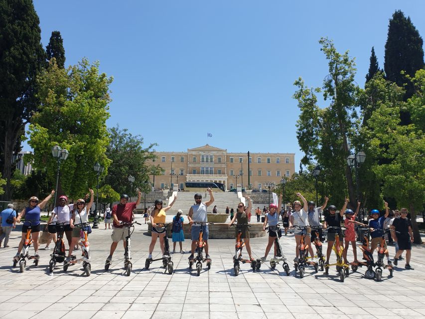 Athens Highlights by Electric Trikke Bike - Syntagma Square and the changing of the guards