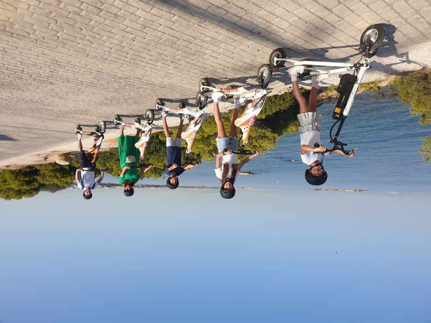 Athens Riviera Trikke Bike Tour & Vouliagmeni Lake - Along Kavouri Beach and the sandy isthmus