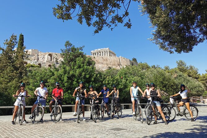 Athens Scenic Electric Bike Tour with optional Acropolis visit - Temple of Ares and the Acropolis From Below