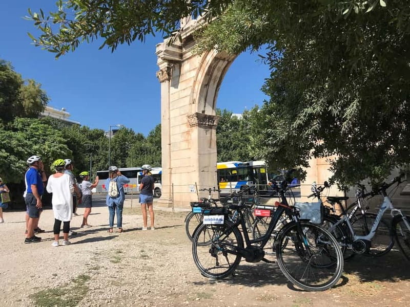 Athens: Small Group E-Bike Tour of Historic Highlights - Hadrian’s Library and the Roman Forum