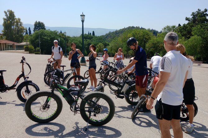 Athens Tour with Electric Bike - The Panathenaic Stadium, built in marble