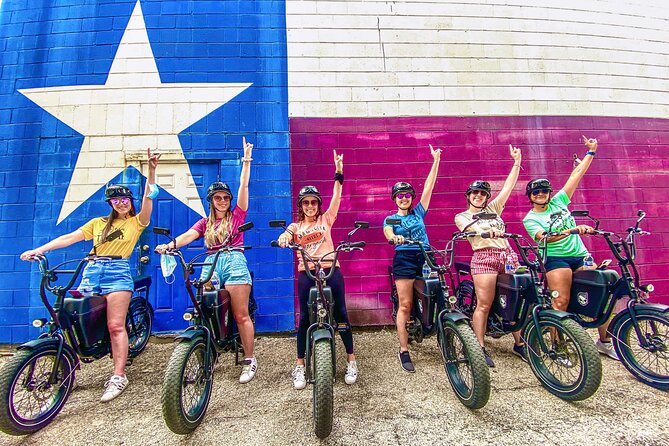 Austin Biker Gang E-Bike Tour - Starting at Walsh Street with a quick safety check