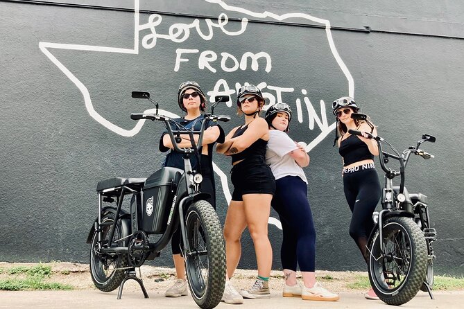 Austin Biker Gang E-Bike Tour - South Congress, Stevie Ray Vaughan, and the bat bridge