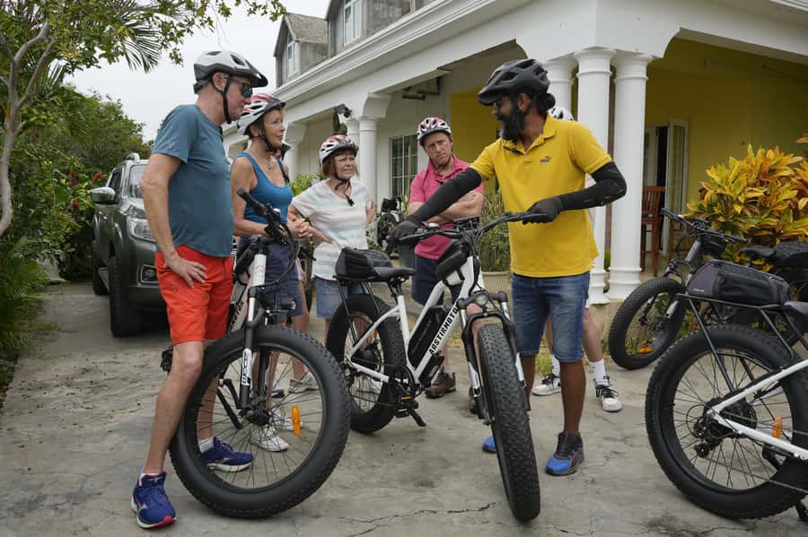 Authentic North East Coast E-bike Guided Tour - Hindu temples, a church, and village life