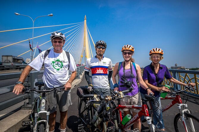 Bangkok: Backstreets and Temple Historic Bike Tour - Across Rama VIII Bridge and into Bangkok Noi