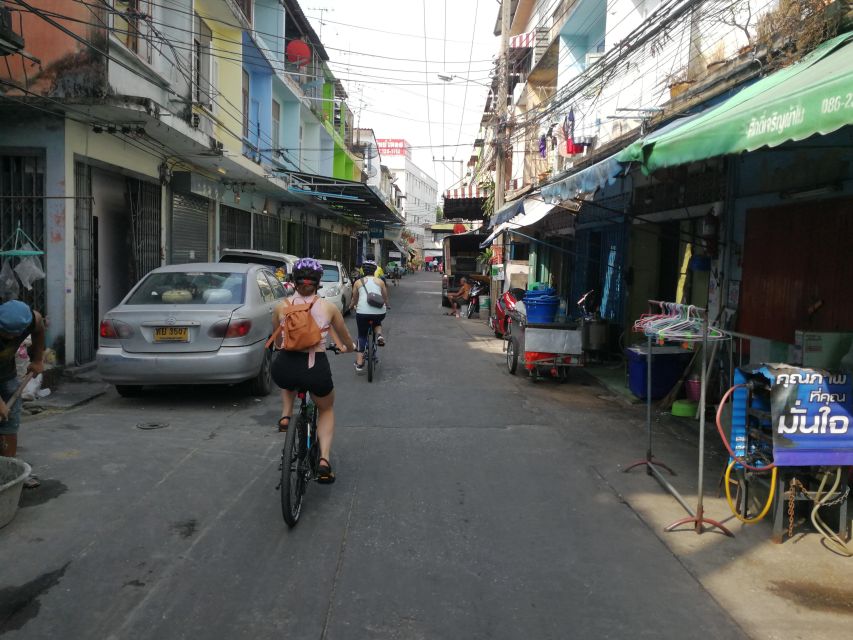 Bangkok: Bike and Canal Boat Tour with Lunch - Wat Paknam and Bangkok’s giant Buddha