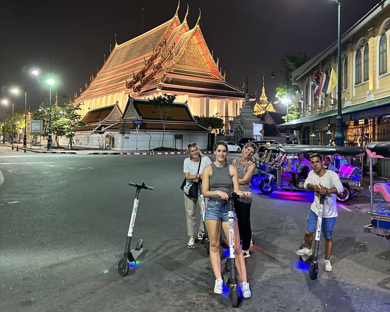 Bangkok By Night by Electric Scooter &/or Bike - Democracy Monument and Wat Ratchanatdaram