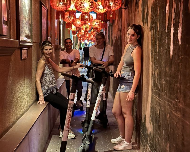 Bangkok By Night by Electric Scooter &/or Bike - Wat Suthat and the Giant Swing