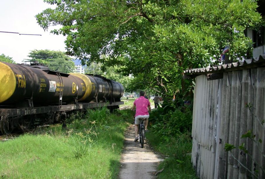 Bangkok: City Culture half-day Bike Tour - Crossing Rama IV and finding quiet in Benjakitti Forest Park
