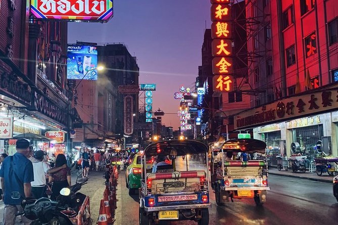 Bangkok Hidden Paths Night Biking Tour with Street-food Meal - Chinatown by way of narrow lanes