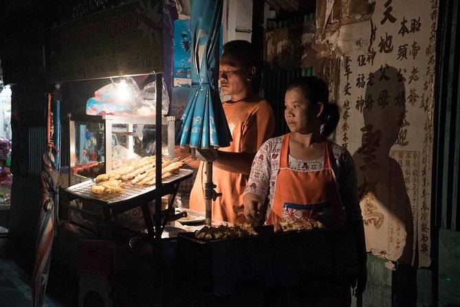 Bangkok Hidden Paths Night Biking Tour with Street-food Meal - Starting at River City and choosing your bicycle