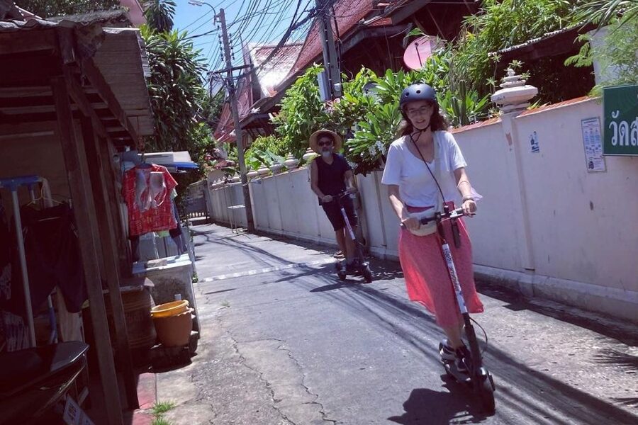 Bangkok : Old City Guided E-Scooter &/or Bike Tour - Phra Sumen Fort in five useful minutes