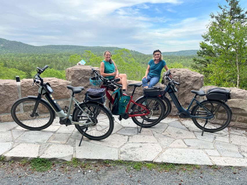 Bar Harbor: Acadia National Park Carriage Roads Ebike Tour - Bubble Pond and the afternoon return