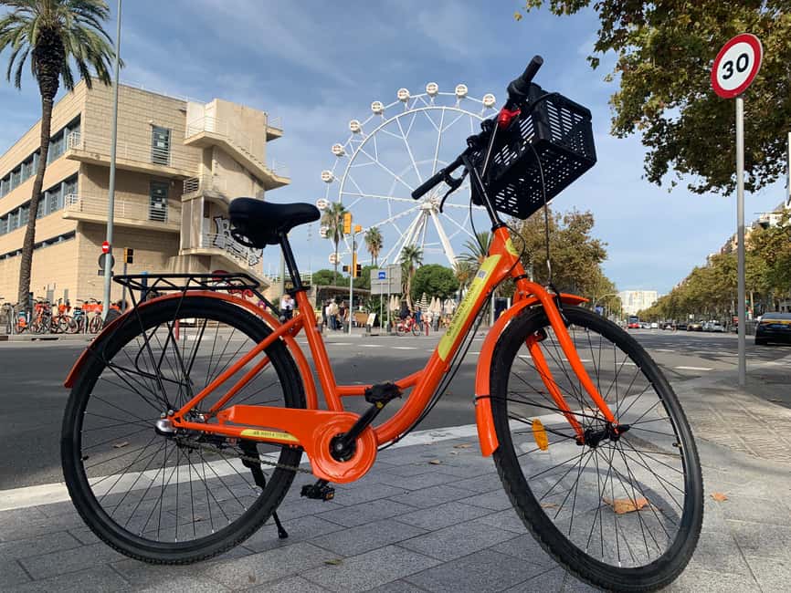 Barcelona Bike Tour: Iconic Sights & Hidden Spots - Sagrada Familia from the bike