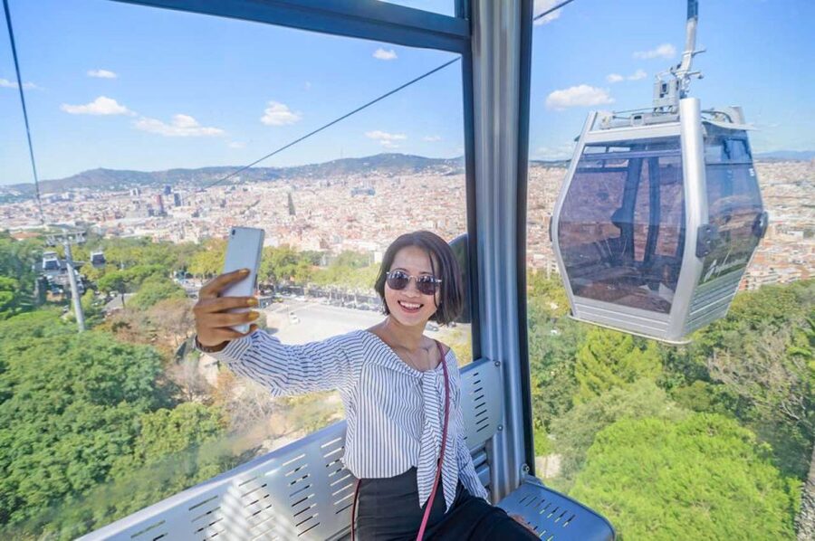 Barcelona: E-Bike Tour with Montjuic Cable Car & Boat Ride - The Olympic Ring and Barcelona’s modern side