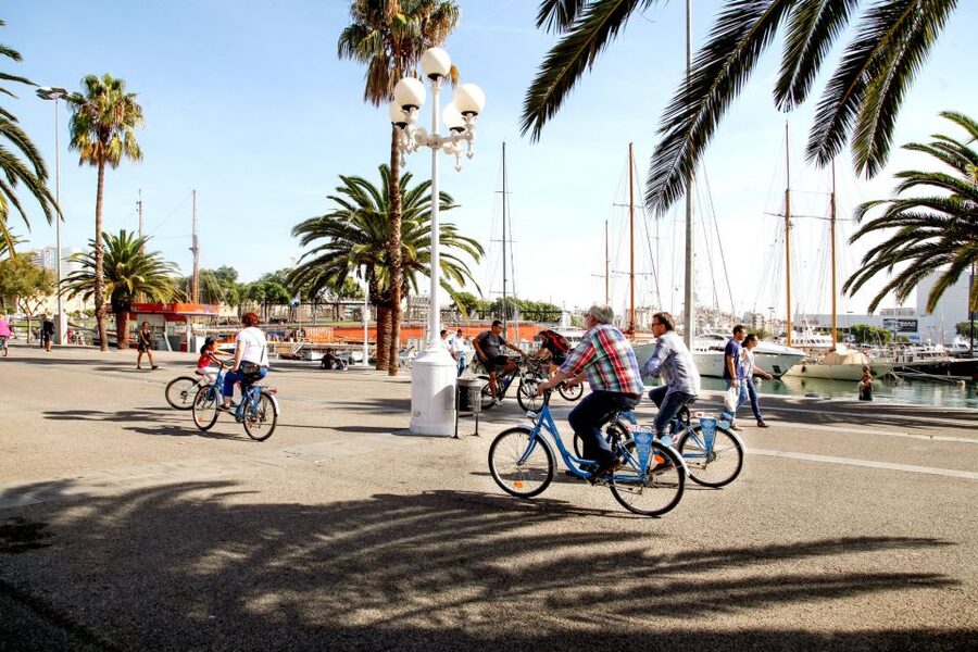 Barcelona Historical 3-Hour Bike Tour - The Palace of Catalan Music and the return through the old city