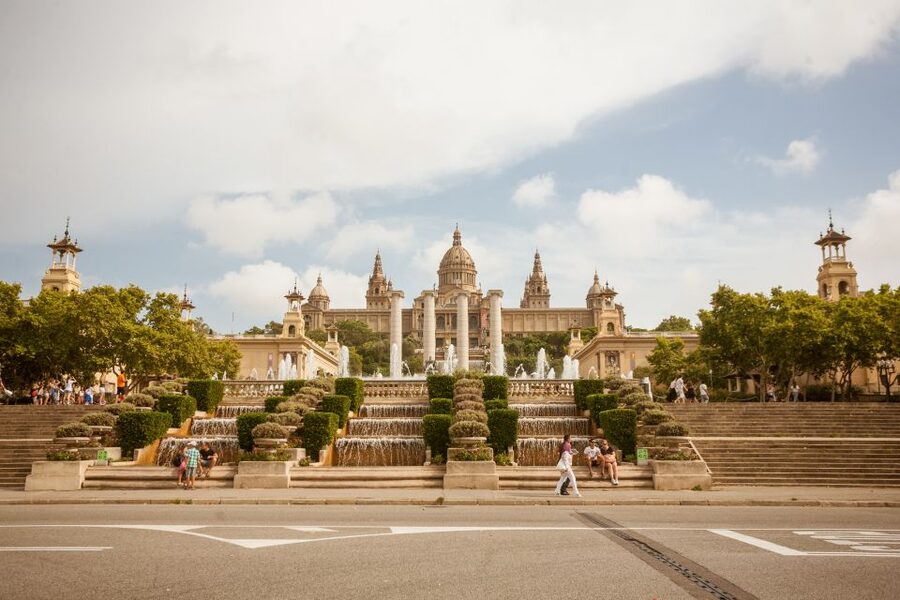 Barcelona Montjuic Three-Hour Bike Tour - Raval and the Magic Fountain route