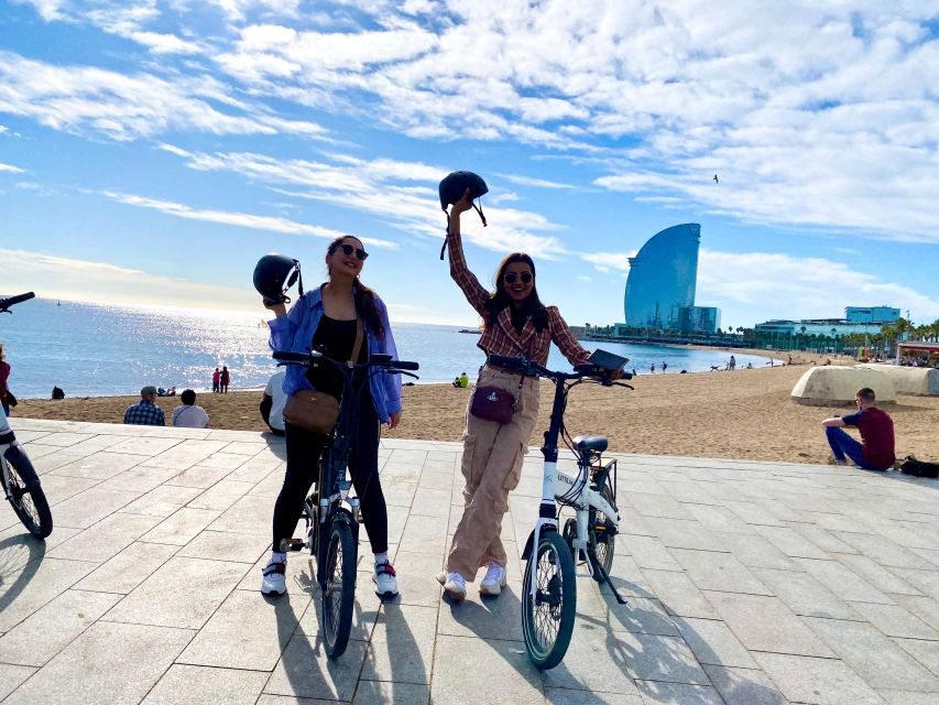 Barcelona: Sagrada Familia Electric Scooter or Bike Tour - From Port Vell to Barceloneta Beach