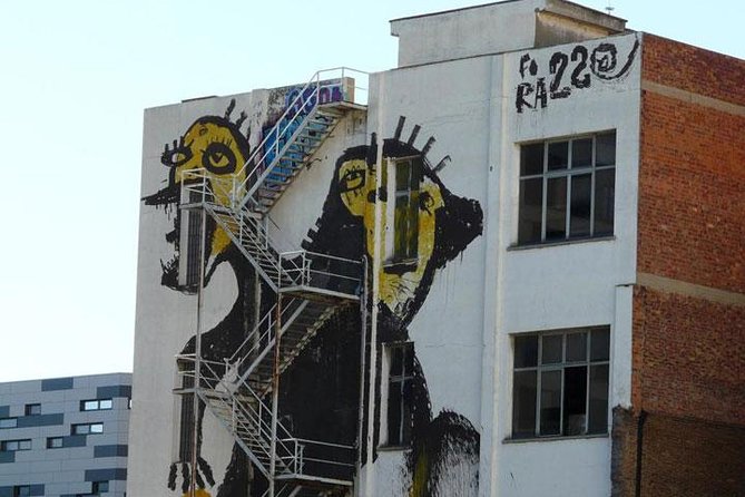 Barcelona Street Art and Graffitti Bicycle Tour - Entering Poblenou’s post-industrial streets