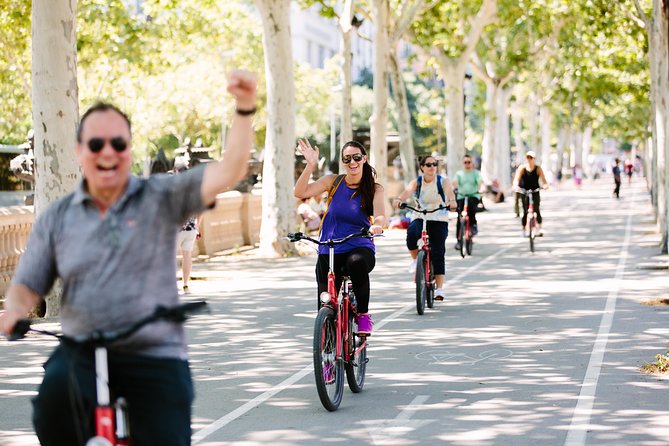 Barcelona: Wonders of Gaudi Bike Tour - The Modernista competition on Passeig de Gracia